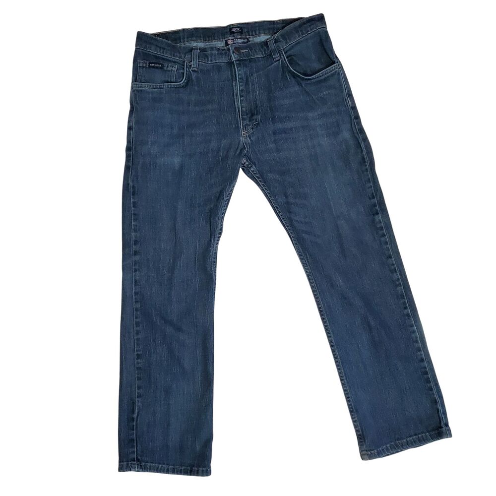 Tyndale Versa Denim Blue Jeans Arc-Rated Flame Resistant Workwear Men's Sz 35x30